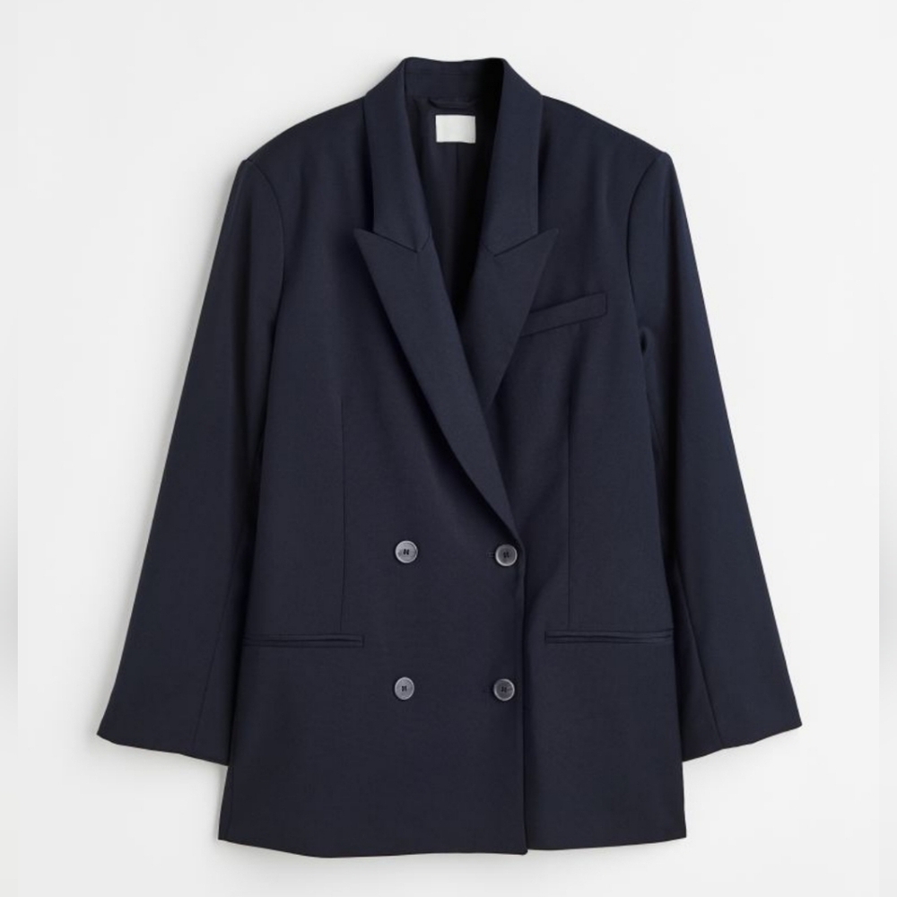 NWOT H&M Oversized Double Breasted Blazer size S